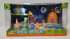 Spongebob Squarepants Bikini Bottom Playset Sealed 2003 Mattel Rare Read