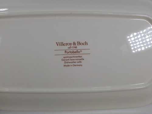 Sándwich o bandeja de pan Portobello de Villeroy & Boch 13 1⁄2"" nuevo de lote antiguo Alemania - Imagen 7 de 8