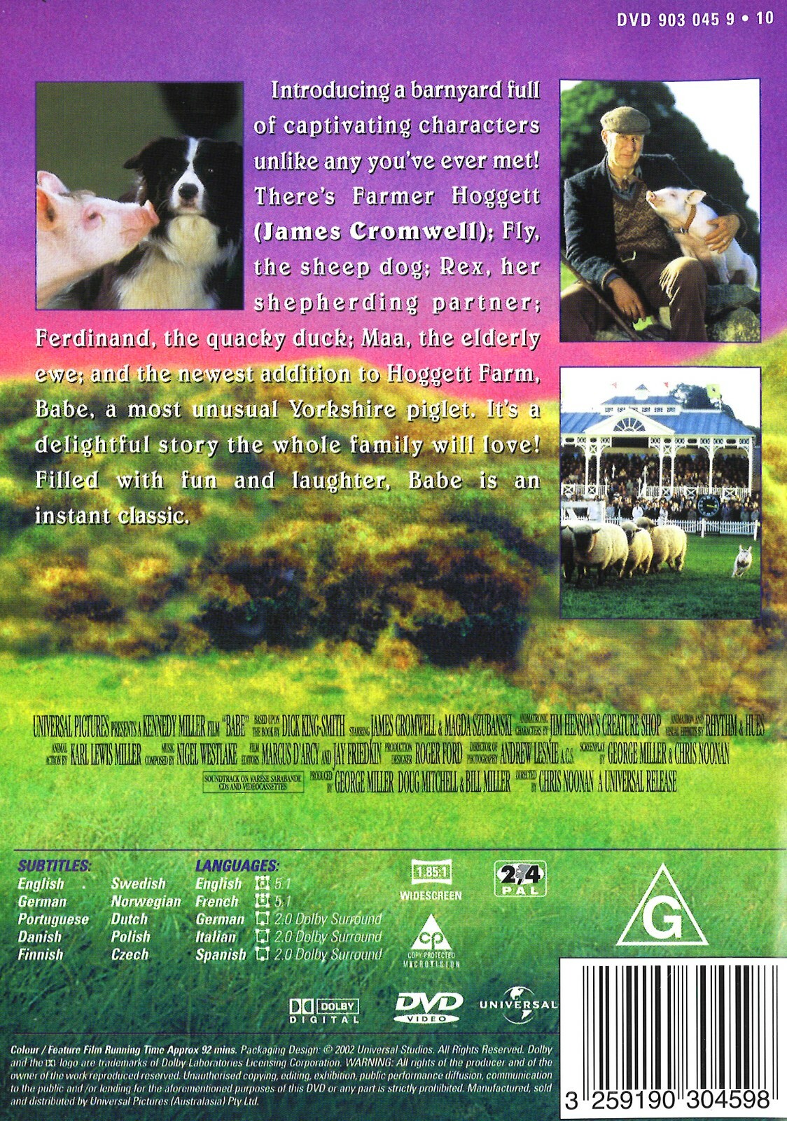 584A NEW SEALED BABE DVD Region 4 eBay