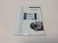 GENUINE LAND ROVER & RANGE ROVER REPLACEMENT SERVICE BOOK (LRL0178ENG)