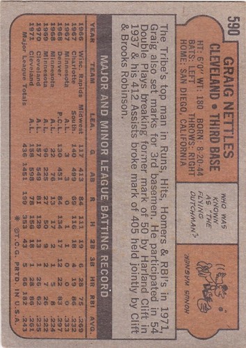 1972 Topps MLB baseball single cards (#264: 3rd series - #656: 6th series) - Picture 287 of 353