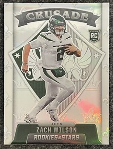 2021 Rookies And Stars Zach Wilson #CR-21 Crusade Silver Prizm Rookie RC