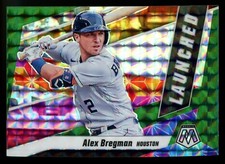 Alex Bregman-2021 Mosaic Green Launched Prizm #L4 Astros