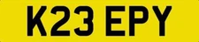 CREEPY NUMBER PLATE KREEP KREEPY KREEPS CREEP K23 EPY KEEPY CAR REGISTRATION