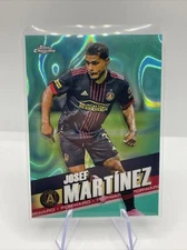 2022 Topps Chrome MLS #83 Josef Martinez Aqua Lava Refractor #'d /299 ATL