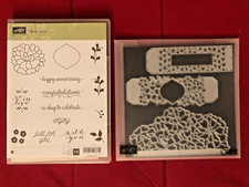 Stampin Up Stamp Set SO IN LOVE and SO DETAILED Thinlits Dies LOT