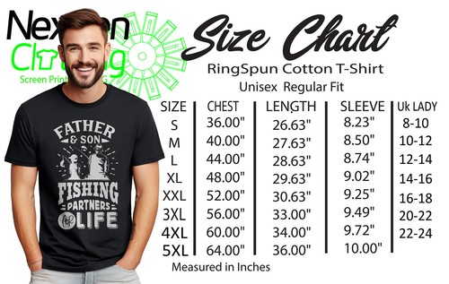 Father and Son Fishing Adventure t-shirt - Funny and Heartwarming! 100% Cotton, - Picture 21 of 90