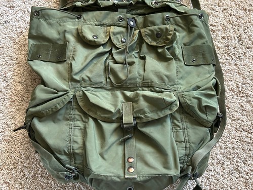 US Army Field Pack Combat Backpack Alice LC-1 Large with Frame & Pouch - Picture 9 of 13