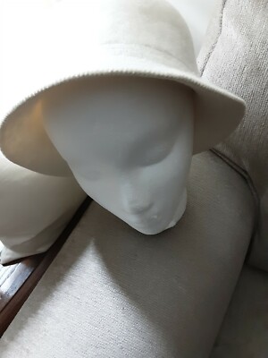 Vintage White Angora Rabbit Hair Blend Woman Hat | eBay display picture 1
