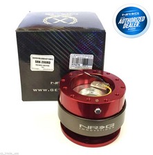 Nrg Steering Wheel Ball Lock Quick Release Gen 2.0 Red Titanium Ring Srk-200rdti