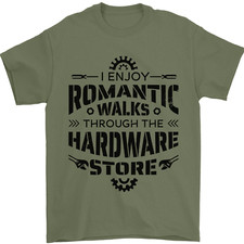 Romantic Walks Hardware Store Tradesman DIY Mens T-Shirt 100 Cotton