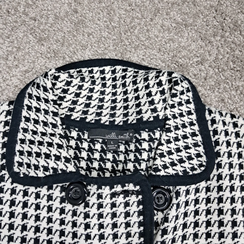 Willi Smith Women's Button Up Blazer White Large - Image 2 of 4