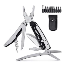 20-in-1 Multi Tool Outdoor Pocket Knife Screwdriver Pliers Scissors with Sheath