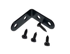 BLINGSTAR BB01 L-Bracket Corner Brace w/ Screws - 16Pcs - Black - New