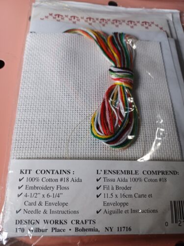 2 Design Works Craft Santa Christmas Cross Stitch Kits - Picture 2 of 5