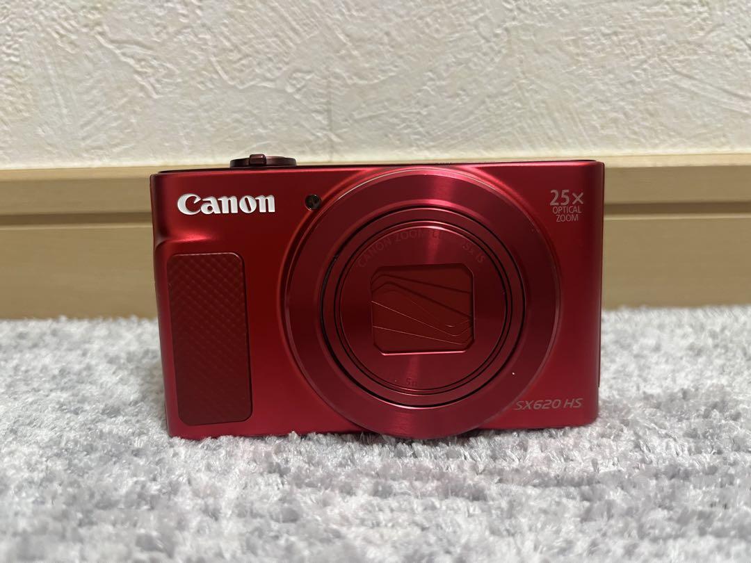 Canon SX620 HS Compact Digital Camera PowerShot Red Optical 25x 