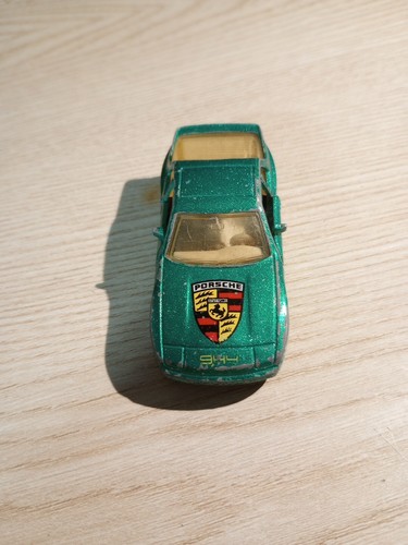 Vintage Matchbox 1987 Porsche 944 Turbo Green Doors Open Rare Original Emblem - Picture 9 of 24