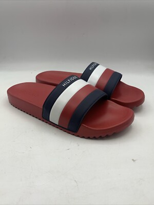 TOMMY HILFIGER SHOSE MEN ,SIZE 9, RED ,Material ManMade