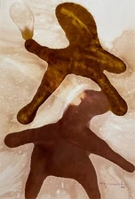 Jose Tonito Original One of a Kind art painting.Organic realism.BATTLE.Dynamic