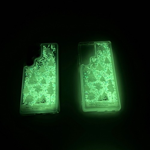 For Samsung Galaxy S25 S24 S23 Ultra S22 Luminous Liquid Quicksand Case Cover - Picture 6 of 24