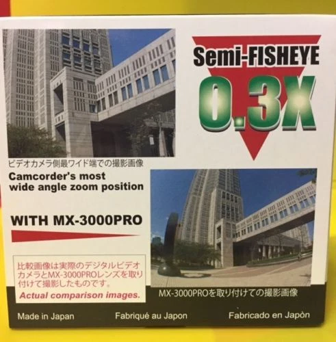 0.3X RAYNOX MX-3000 Pro Wide Angle SEMI-Fisheye Lens 58mm T3 T3i T4i T5i T6 T6i - Image 3 of 4