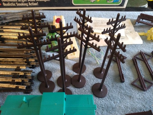 Marx Big Rail Work Train Set VTG Made In USA - Picture 10 of 18
