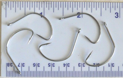 100 Hameçons Cercle Gerry's Tackle - Taille 3/0, Déport, Pêche, Neufs