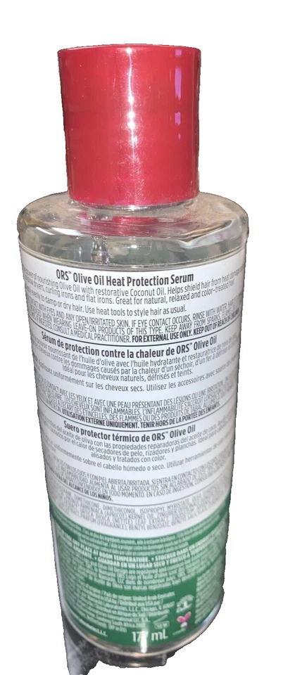Olive Oil Heat Protection Hair Serum infused with Coconut Oil for Restorative... - Image 3 of 3