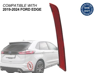 Rear Red Reflector for 2019 - 2024 Ford Edge Passenger Right Side KT4Z15A448B - Imagen 1 de 4