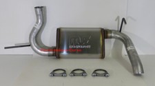 07 - 17 Jeep Wrangler Jk Axle Back Exhaust System W Magnaflow Muffler