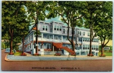 Postcard - Monticello Inn-Hotel, Monticello, New York