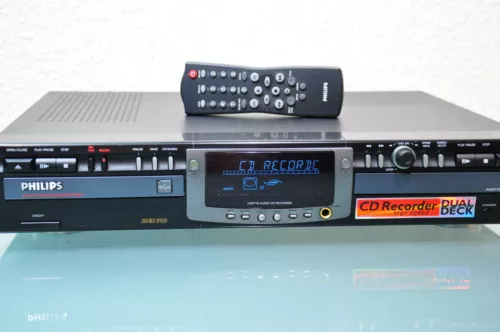 PHILIPS CDR 775_DOPPEL CD-REKORDER_LASER + Riemen_NEU_REVIDIERT_1 Jahr ges.GW