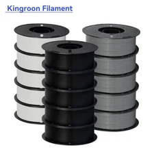 Kingroon 10KG 1.75 mm PLA PETG Matte Bundle Roll Spools 3D Printer Filament 1KG