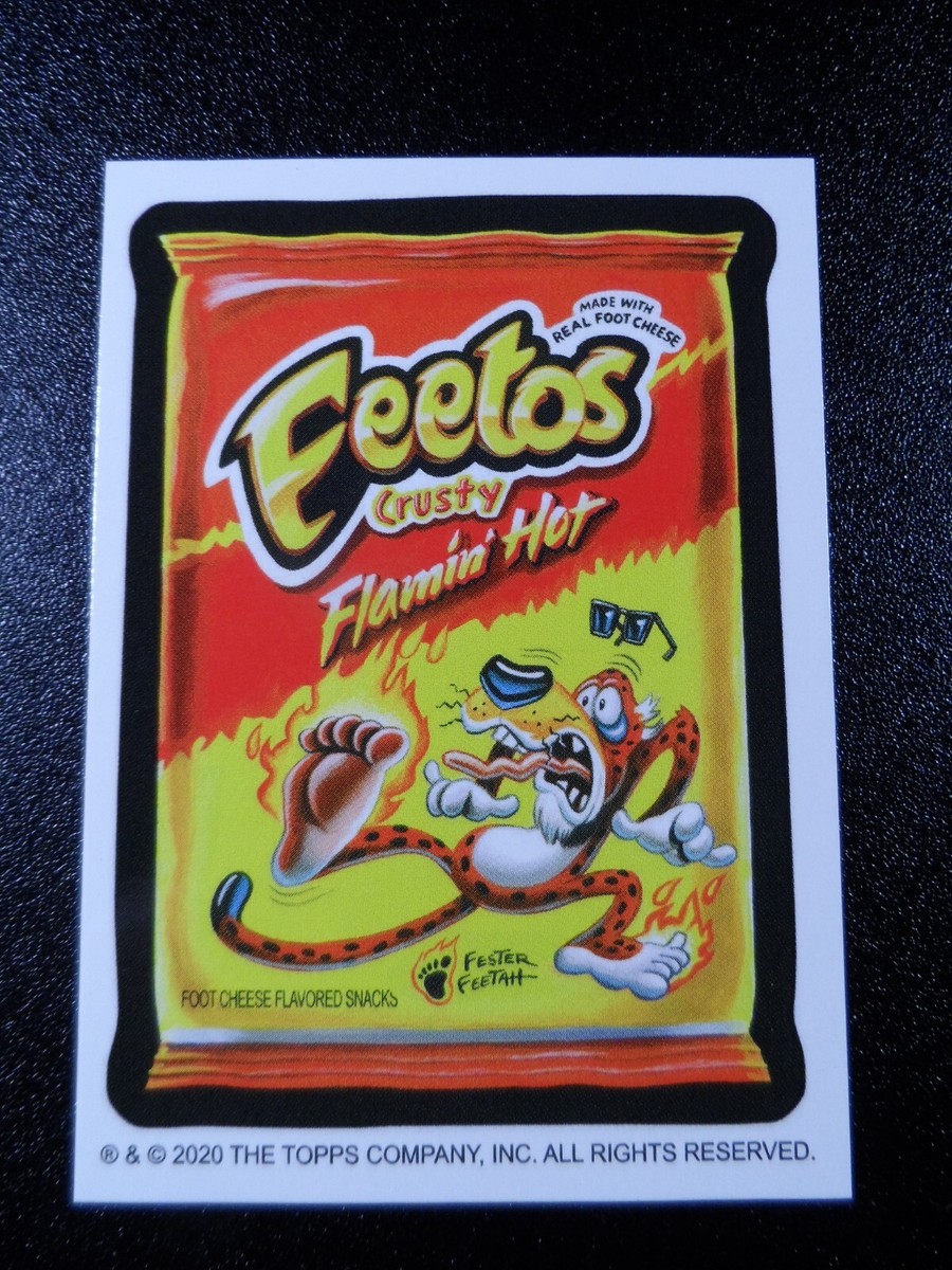 Flamin' Hot Cheetos Spoof Wacky Packages April Fools Day Feetos