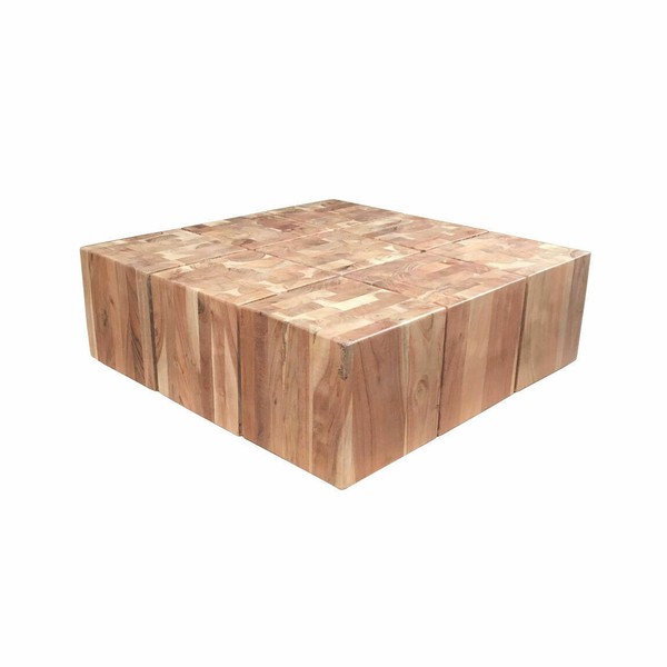 Couchtisch Surat 80/80 Cm Wohnzimmertisch Beistelltisch Holztisch Tisch Massiv-image