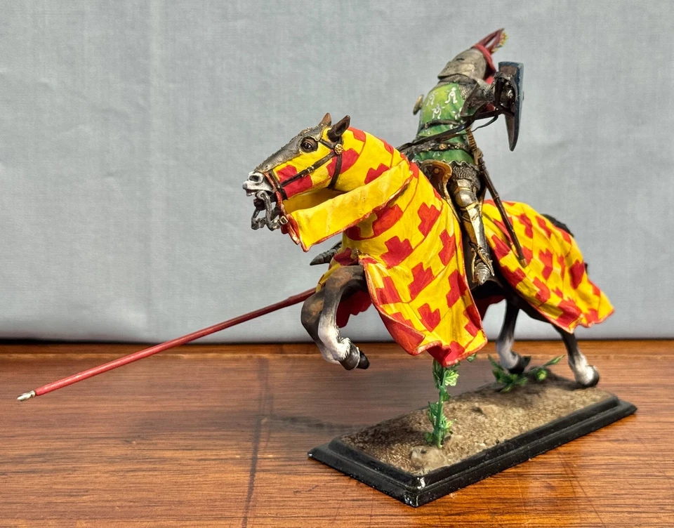 Medieval Tournament Knight Lord of Limpurg Struck in the Joust West Pennant ME12 - Image 2 of 4