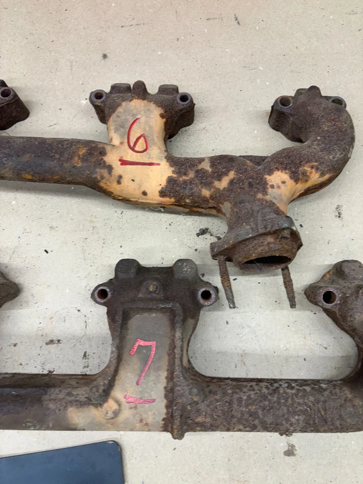 PROJECT Exhaust Manifold set pair Gm Small Block Chevrolet Sbc Camaro Malibu C10 - Image 4 of 4