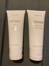 Mary Kay Satin Hands Buffing Cream Cleansing Gel 3 oz not sealed