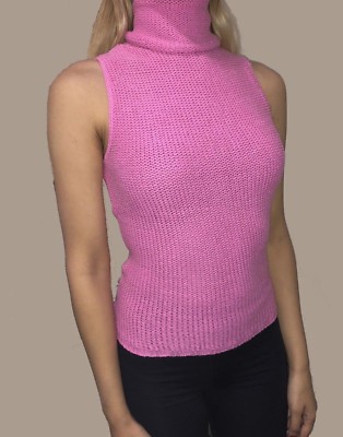 KAOS 売れ筋商品|||カオス ニット&セーター アウター レディース Turtlenecks Pink M-ARGARET Woman: Short-sleeve jumper with cut-out logo | Diesel
