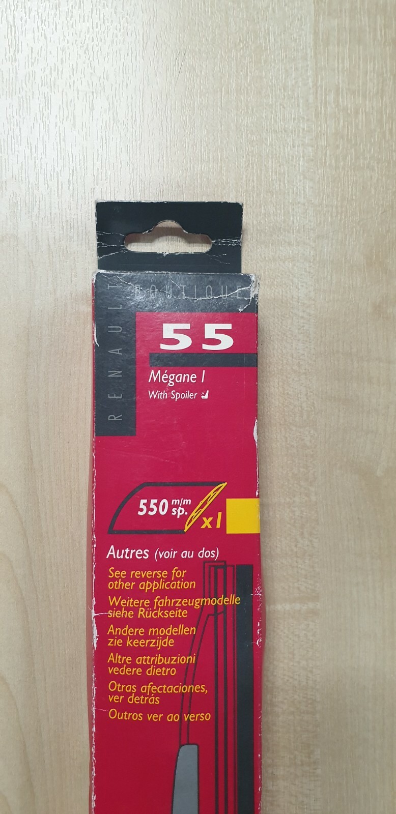 Renault Genuine Wiper Blade 7711230011 Scenic II Ph1 Pair for sale 