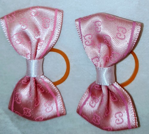 Pair of Pet Dog designer clip bows sold in pairs various colors you choose - Picture 14 of 15