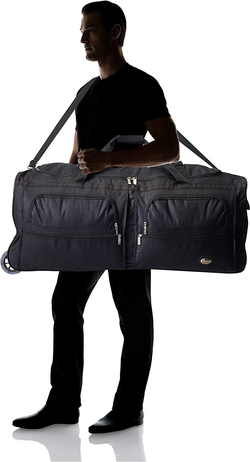 Rockland Rolling Duffle Bag 36 Inch Travel Wheeled Luggage Large With Wheels