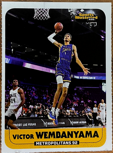 Victor Wembanyama 2023 Sports Illustrated For Kids Basketball RC Rookie 
