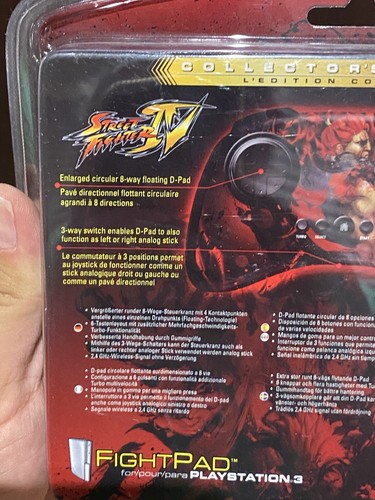 2009 CAPCOM PS3 Street Fighter IV AKUMA Video Game Controller 20th Wireless - Picture 6 of 8