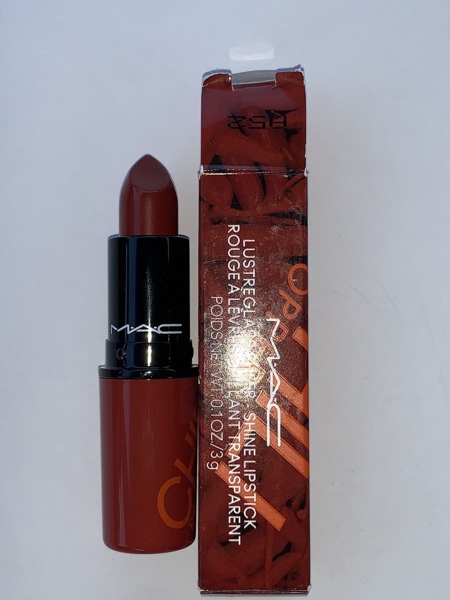 MAC Lustreglass Sheer Shine Lipstick - Shade 562 Chili Popper