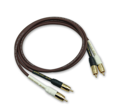 Analysis Chocolate Oval-In RCA interconnect pair 1.0M - New