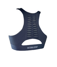 Victoria s Secret VS Sport Bra INCREDIBLE ULTRA LIGHT Flat Seam Black S Small