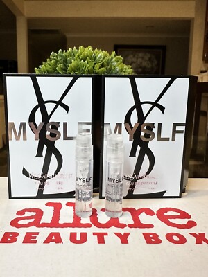 Yves Saint Laurent YSL MYSLF  0.04 fl oz Eau de Parfum X 2 Samples.