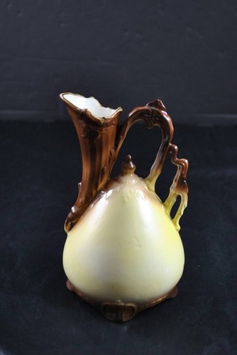 Vintage Hand Painted Porcelain Pitcher Stamped Made In Czechoslovakia 'A' Mark - Picture 7 of 12