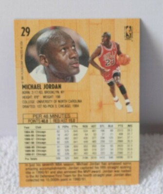 1991 Fleer Basketball Card #29 Michael Jordan | eBay